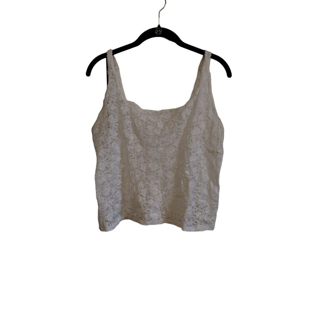 Delicates‎ White Lace Cami top